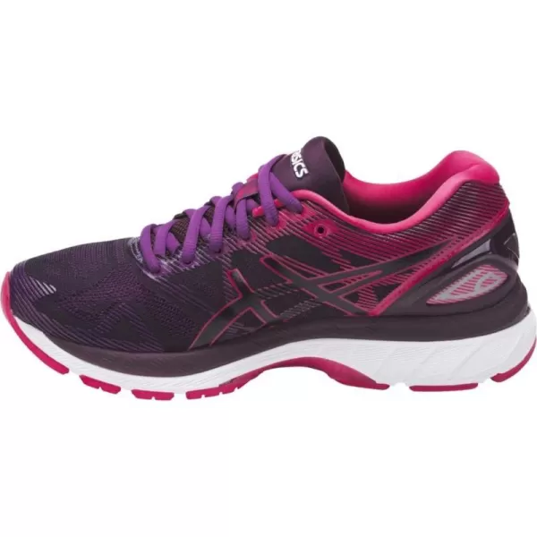 imageASICS GelNimbus 19 Womens Running ShoeBlackCosmo PinkWinter Bloom