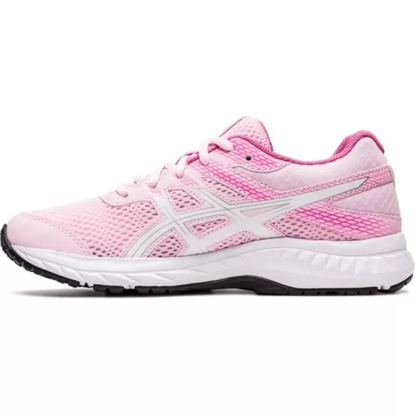 imageASICS Kids Contend 6 Grade School Running ShoesCotton CandyWhite