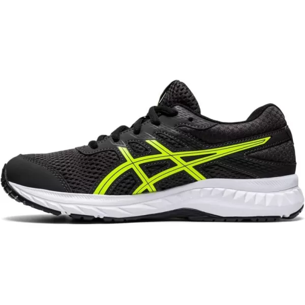 imageASICS Kids Contend 6 Grade School Running ShoesGraphite GreySafety Yellow