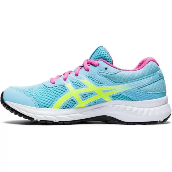 imageASICS Kids Contend 6 Grade School Running ShoesOcean DecaySafety Yellow
