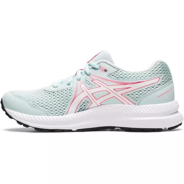 imageASICS Kids Contend 7 Grade School Running ShoeAqua AngelWhite