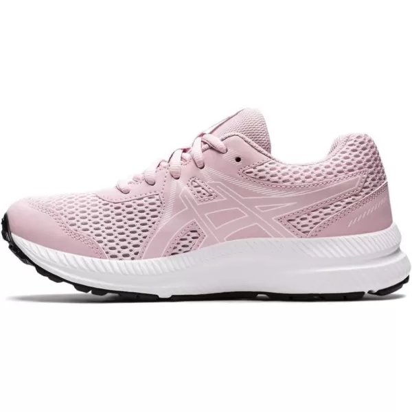 imageASICS Kids Contend 7 Grade School Running ShoeBarely RoseWhite