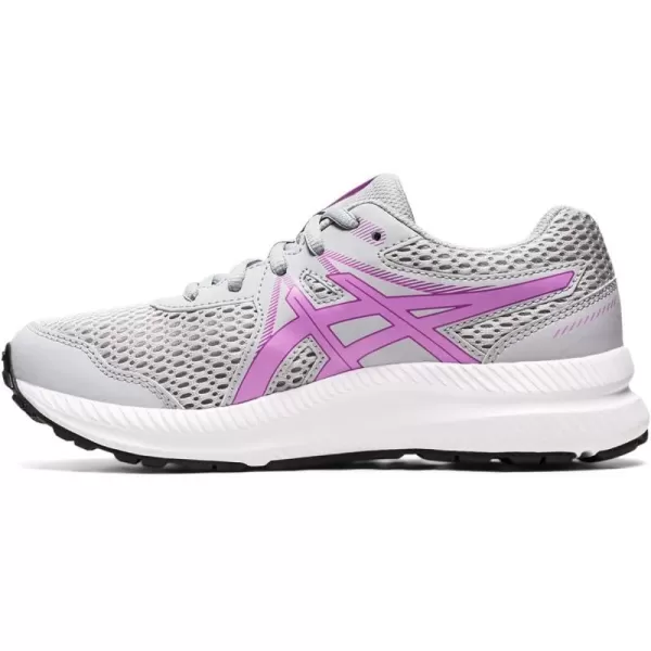 imageASICS Kids Contend 7 Grade School Running ShoePiedmont GreyLavender Glow