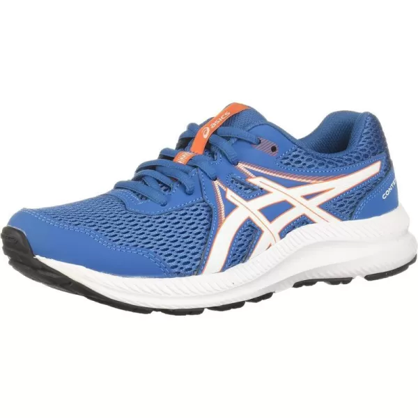 imageASICS Kids Contend 7 Grade School Running ShoeReborn BlueWhite