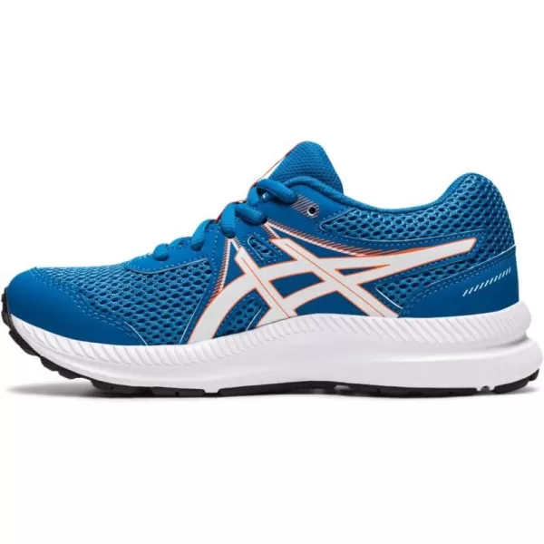 imageASICS Kids Contend 7 Grade School Running ShoesReborn BlueWhite