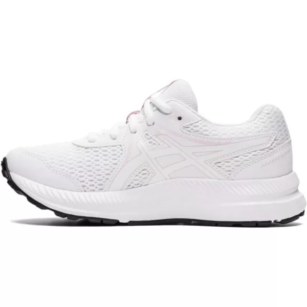 imageASICS Kids Contend 7 Grade School Running ShoesWhiteBarely Rose