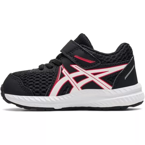 imageASICS Kids Contend 7 Toddler Running ShoesBlackElectric Red