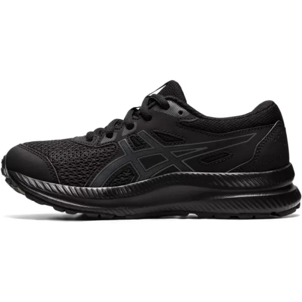 imageASICS Kids Contend 8 Grade School Running ShoesBlackCarrier Grey