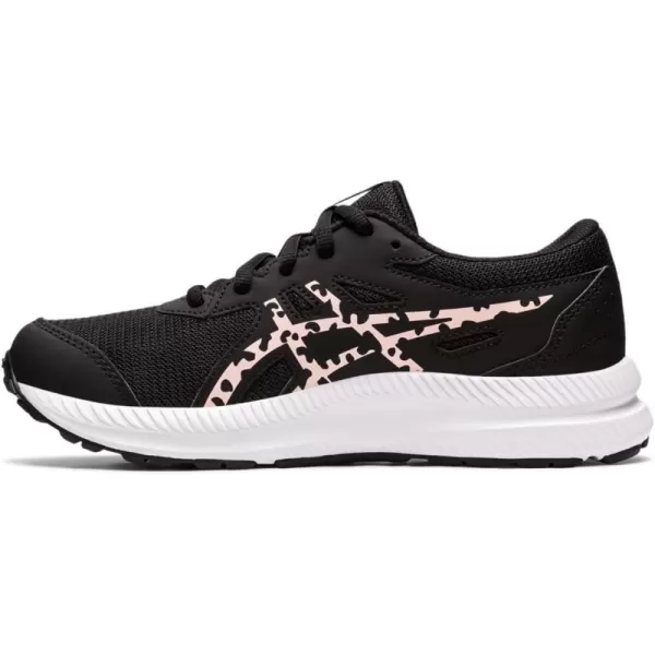 imageASICS Kids Contend 8 Grade School Running ShoesBlackFrosted Rose
