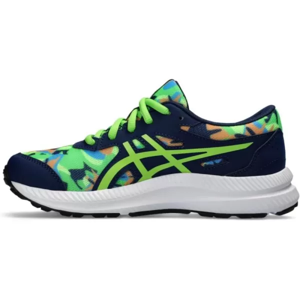 imageASICS Kids Contend 8 Grade School Running ShoesBlue ExpanseElectric Lime