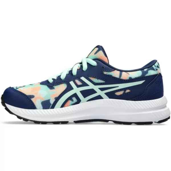 imageASICS Kids Contend 8 Grade School Running ShoesBlue ExpanseMint Tint
