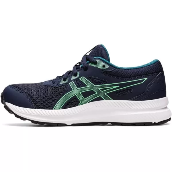 imageASICS Kids Contend 8 Grade School Running ShoesMidnightNew Leaf