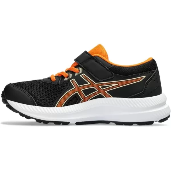 imageASICS Kids Contend 8 PreSchool Running ShoesBlackBright Orange