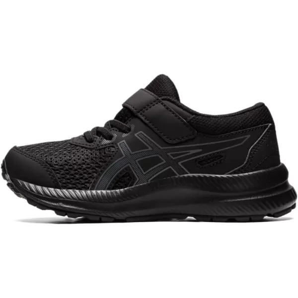 imageASICS Kids Contend 8 PreSchool Running ShoesBlackCarrier Grey