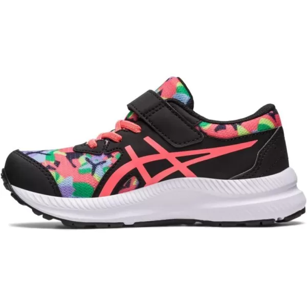 imageASICS Kids Contend 8 PreSchool Running ShoesBlackPapaya