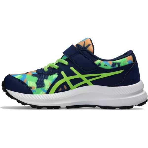 imageASICS Kids Contend 8 PreSchool Running ShoesBlue ExpanseElectric Lime