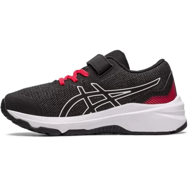 imageASICS Kids GT1000 11 PreSchool Running ShoesBlackElectric Red