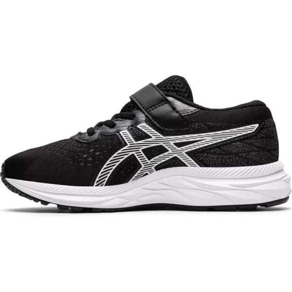 imageASICS Kids Gel Excite 7 PreSchool Runnnig ShoeBlackWhite