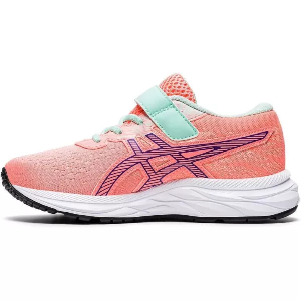 imageASICS Kids Gel Excite 7 PreSchool Runnnig ShoeSun CoralPurple