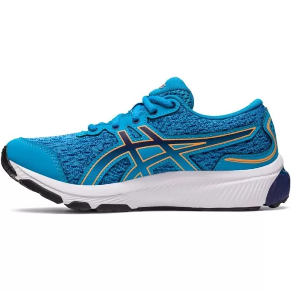 imageASICS Kids GelCumulus 24 Grade School Running ShoesIsland BlueSun Peach