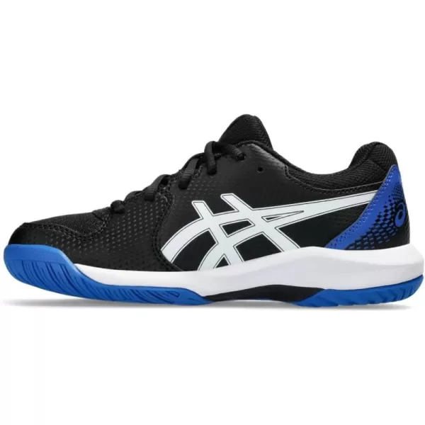imageASICS Kids GelDedicate 8 Grade School Tennis ShoeBlackTuna Blue