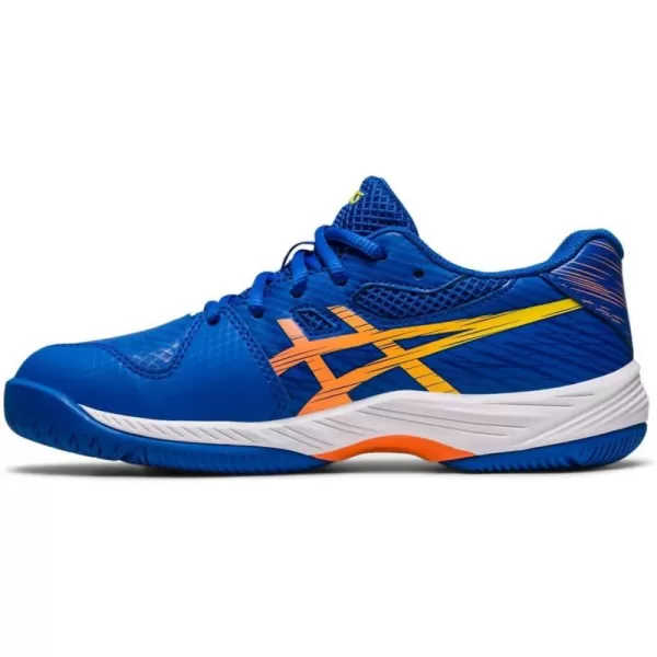 imageASICS Kids GelGame 9 Grade School Tennis ShoesTuna BlueSun Peach