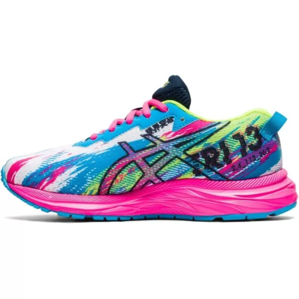 imageASICS Kids GelNoosa TRI 13 Grade School Running ShoesDigital AquaHot Pink