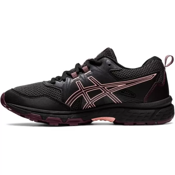 imageASICS Kids GelVenture 8 Grade School Running ShoesBlackDeep Mars