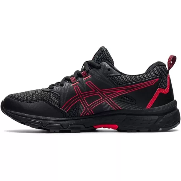 imageASICS Kids GelVenture 8 Grade School Running ShoesBlackElectric Red