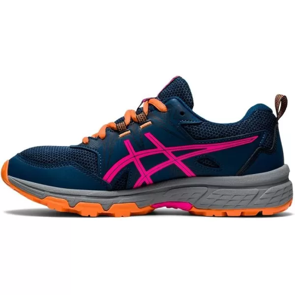 imageASICS Kids GelVenture 8 Grade School Running ShoesMako BluePink Glo