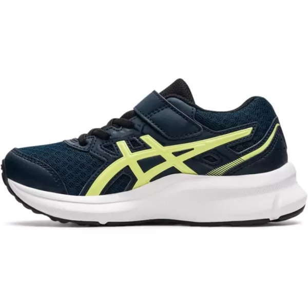 imageASICS Kids JOLT 3 PreSchool Running ShoeFrench BlueGlow Yellow