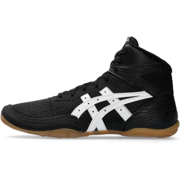 imageASICS Kids Matflex 7 Grade School Wrestling ShoesBlackWhite