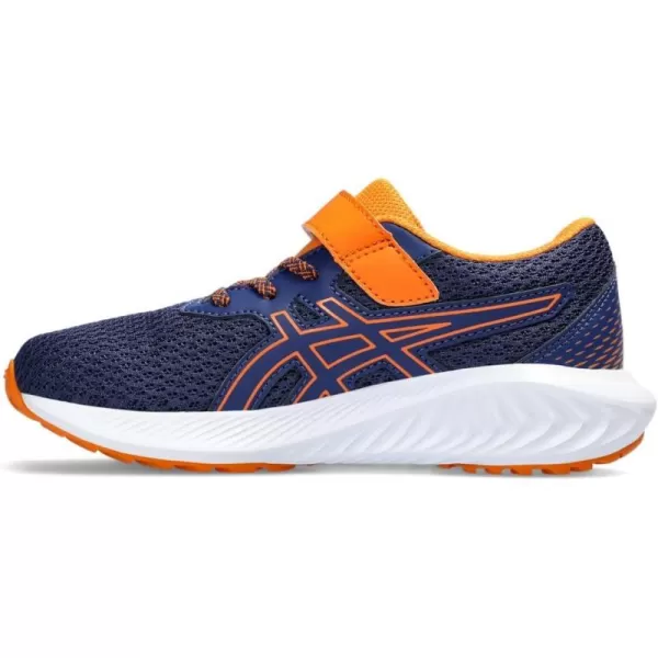 imageASICS Kids PRE Excite 10 PreSchool Running ShoesDeep OceanBright Orange