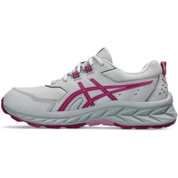 imageASICS Kids PRE Venture 9 Grade School Running ShoesPiedmont GreyBlackberry