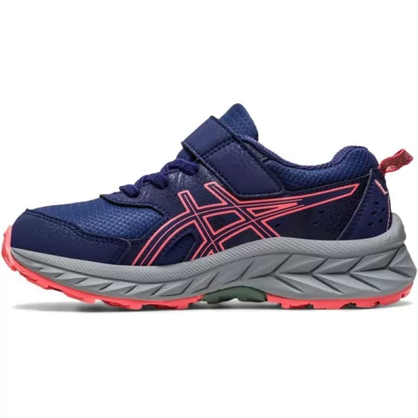 imageASICS Kids PRE Venture 9 PreSchool ShoesIndigo BluePapaya