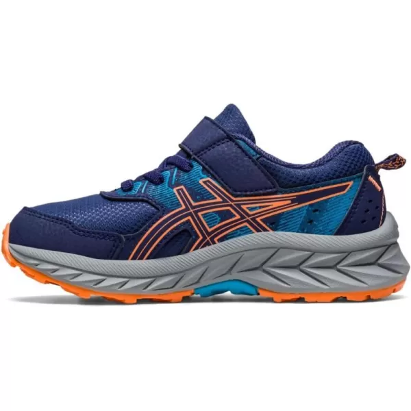 imageASICS Kids PRE Venture 9 PreSchool ShoesIndigo BlueSun Peach