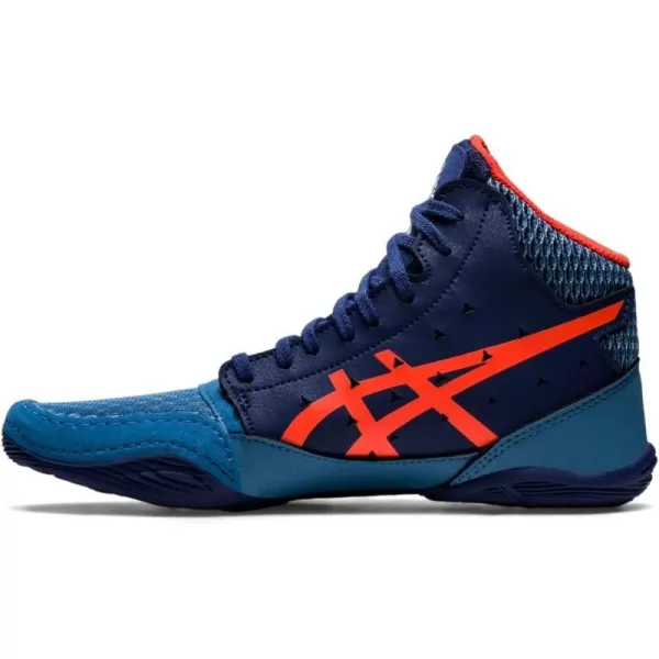 imageASICS Kids Snapdown 3 Grade School Wrestling ShoesAzureWhite
