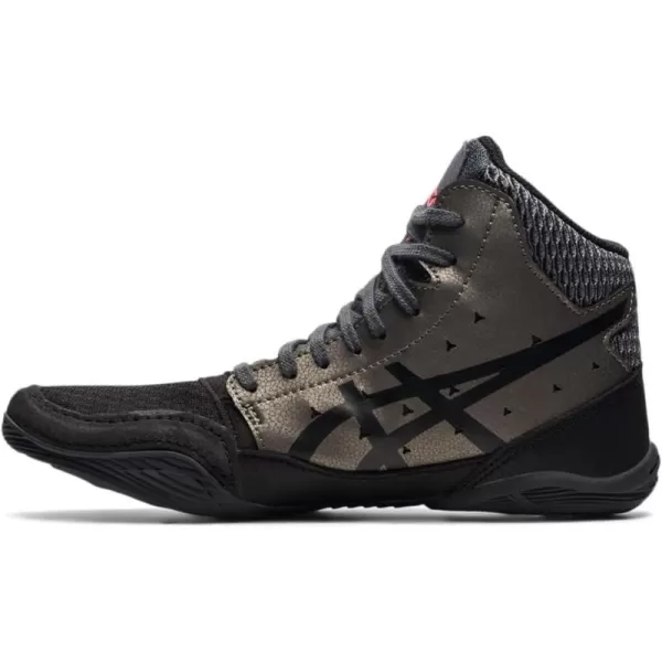 imageASICS Kids Snapdown 3 Grade School Wrestling ShoesBlackGunmetal
