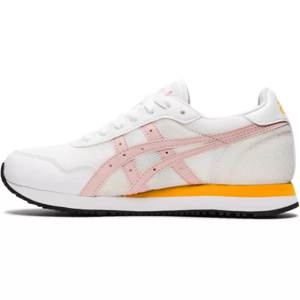imageASICS Kids Tiger Runner Grade School ShoeWhiteGinger Peach