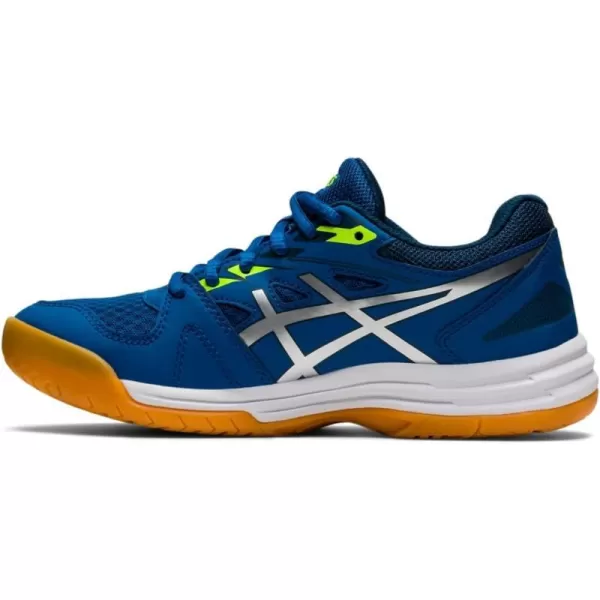 imageASICS Kids Upcourt 4 Grade School Volleyball ShoesLake DrivePure Silver