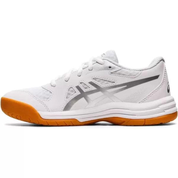 imageASICS Kids Upcourt 5 Grade School VolleyballWhitePure Silver