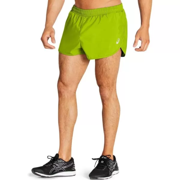 imageASICS Men Split ShortLime Zest