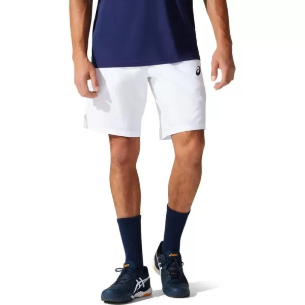 imageASICS Mens 9 Short Tennis ApparelBrilliant White