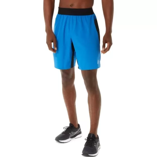 imageASICS Mens 9IN Mixer Short Training ApparelLake DrivePerformance Black