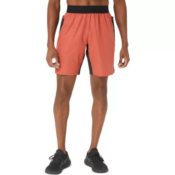 imageASICS Mens 9IN Mixer Short Training ApparelSpice Latte Nagashi Tech