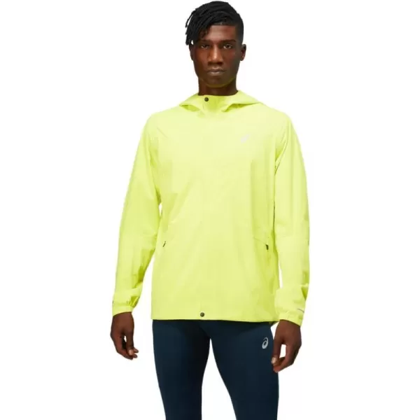 imageASICS Mens Accelerate Jacket Running ApparelSour Yuzu