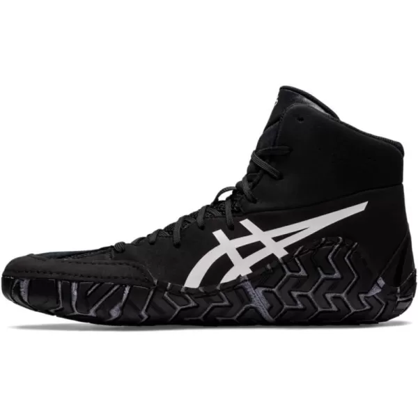 imageASICS Mens Aggressor 5 Wrestling ShoesBlackWhite