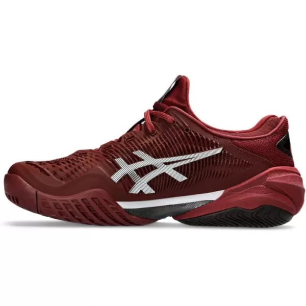 imageASICS Mens Court FlyteFoam 3 Tennis ShoeAntique RedWhite