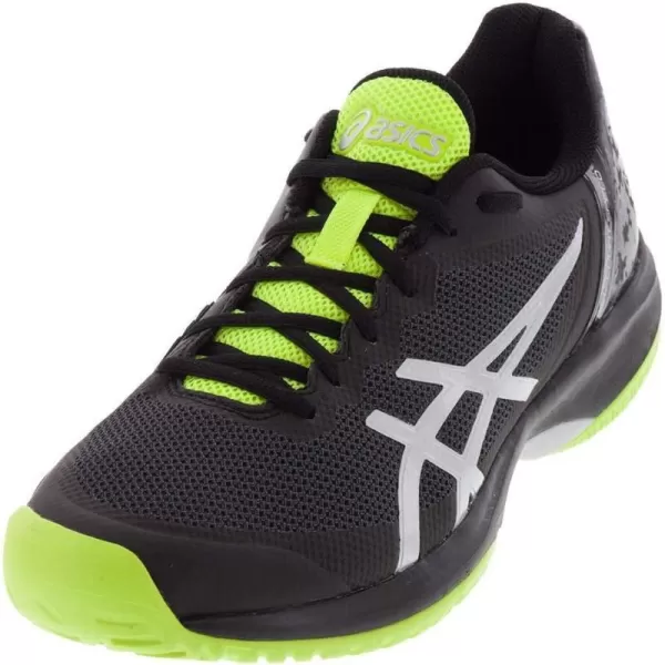 imageASICS Mens Court Speed FlyteFoam Tennis ShoesBlackFlash Yellow