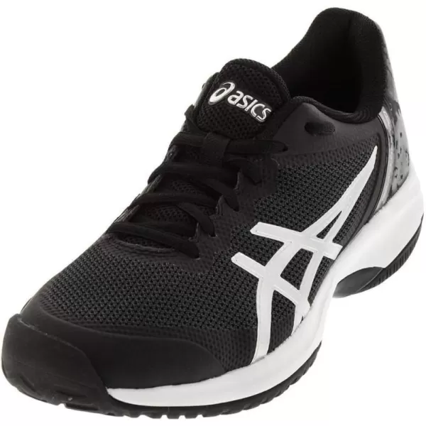 imageASICS Mens Court Speed FlyteFoam Tennis ShoesBlackSilverWhite